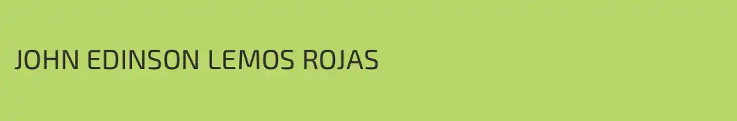 JOHN EDINSON LEMOS ROJAS